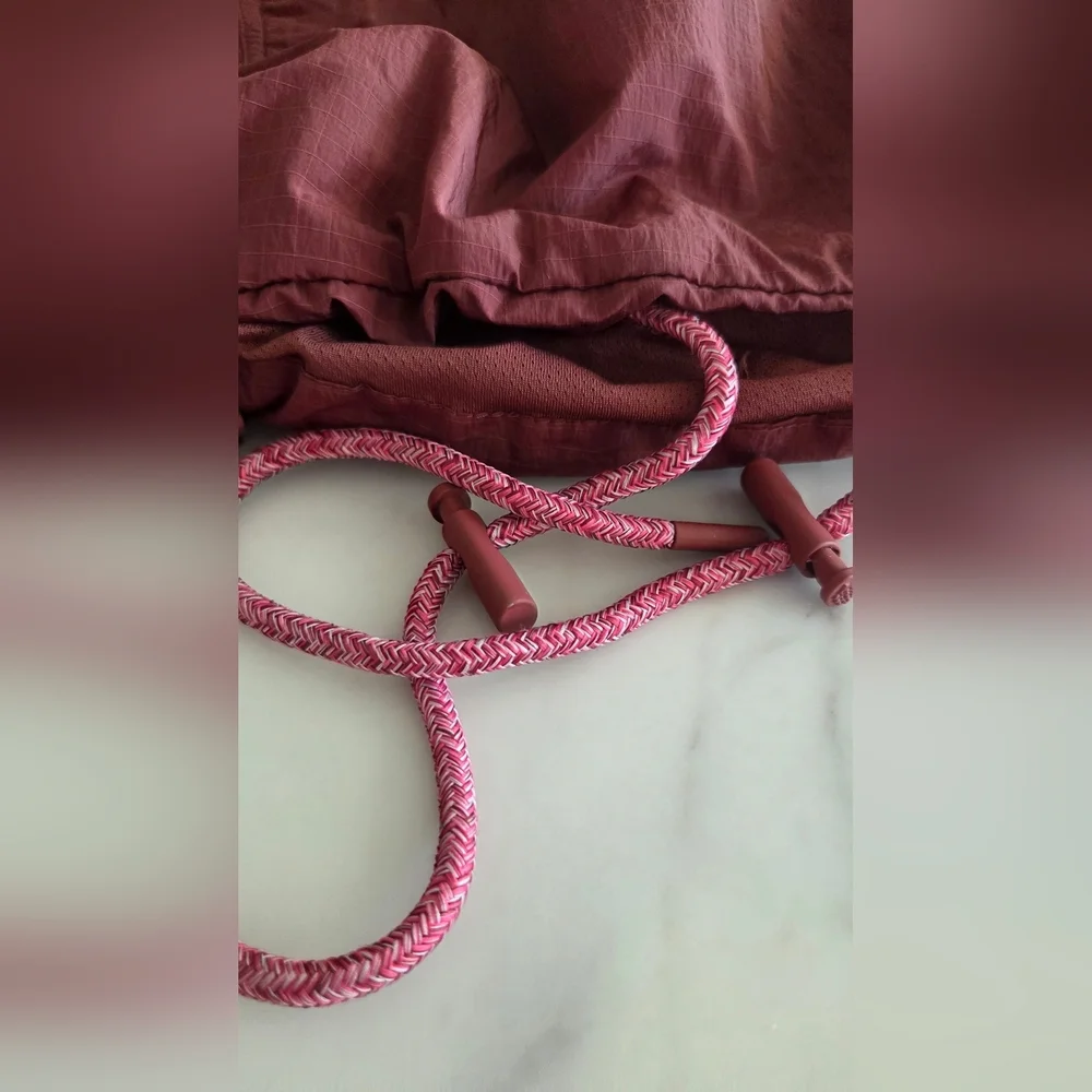 Free People Movement Happy Camper Ruched Jacket Wind Breaker Pullover - Picture 9 of 14